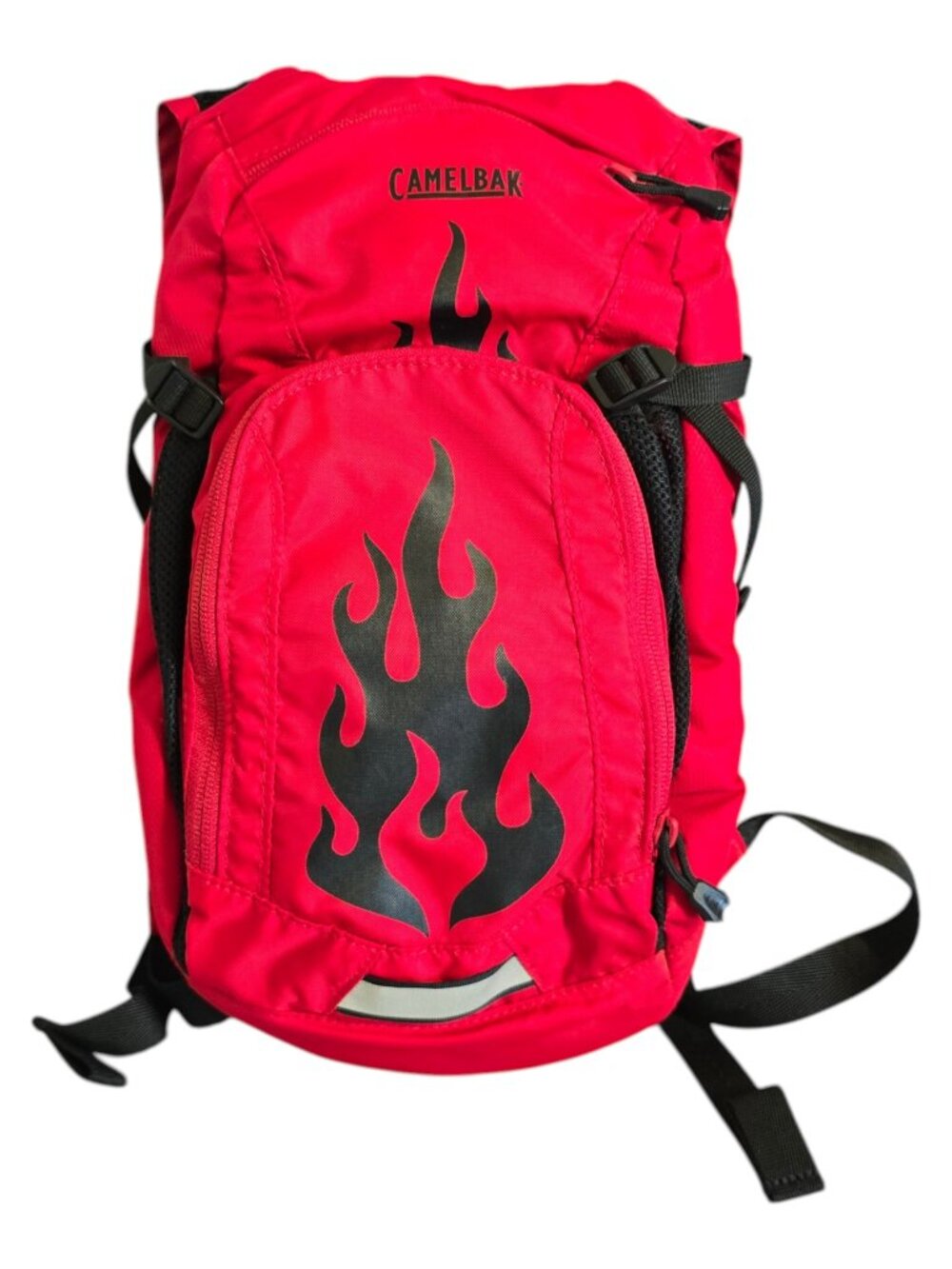 Camelbak Mini M.U.L.E. (50oz) Hydration Backpack Red Black Flames NO Bladder